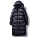 2024 New Winter Down Cotton Jackets Women's Clothing Long Parkas Slim Hooded Warm Winter Coats