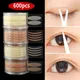 600pcs Double Eyelid Tape Invisible Double Eyelid Sticker Lace Clear Beige Stripe Self-adhesive