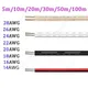 Red Black LED Lighting Cable 2pin 22 20 18 16 AWG Electrical Wire 5V 12V Extension Cable for Solar