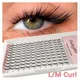 L/M CURL Premade Volume Lash Thin Pointy Base 10D Faux Mink Lashes Extension Russian Volume