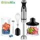 BioloMix 1200W 4-in-1 Immersion Hand Stick Blender Mixer Vegetable Meat Grinder 800ml Chopper Whisk