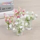 1 Pc 1:12 Dollhouse Miniature Jasmine Flower Vase Set Model Decor Accessories