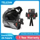 TELESIN Motorcycle Helmet Mount Strap Flodable Front Chin Mount for GoPro Hero 12 11 10 9 8 7 6 5