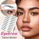 6D Eyebrows Sticker Water Transfer Hair-like Eye Brow Tattoo Stickers Long Lasting False Eyebrow