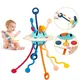 Montessori Sensory Development Baby Toys Pull String Finger Grasp Training Early Learning Education