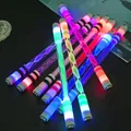 Cool Rotating LED Flash Spinner Pen AdultStress Reliever Kids Luminous Spinning Pens with Battery