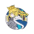 Saber Enamel Pins Cartoon Anime Fate Altria Pendragon Brooches Bag Lapel Button Badges Jewelry Gift