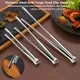 Stainless Steel Grill Tongs Food Clip BBQ Steak Clip Bread Tong Cooking Utensils Party Non-Slip