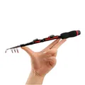 Mini Portable Fishing Rod Super Short Pocket Telescopic Fishing Pole 1.2M-2.3M For Travel Saltwater