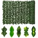 50×500cm Leaf Fence Ivy Privacy Screen Balcony Privacy Garden Leaves Fence Artificial Hedge Apple