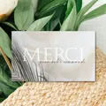 30pcs French MERCI Card Thank you for your support Thanks Greeting Card Appreciation Cardstock for