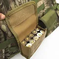 Tactical 10 Round Shotgun Shotshell Reload Holder for 12 Gauge/20G Molle Pouch Ammo Round Cartridge
