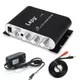 With 12V3A Power+Audio Cable Lepy LP-838 MINI Digital Hi-Fi Car Power Amplifier 2.1CH Digital