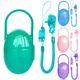 Newborn Baby Pacifier Box Soother Container Portable Pacifier Holder Dummy Teat Case Safe Plastic