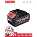 VVOSAI Rechargeable Battery 12V 20V Lithium-Ion Series Cordless Drill/Saw/Screwdriver/Wrench/Angle