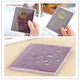 PVC Passport Cover Transparent Passport Cover Case Clear Waterproof travel document bag passport