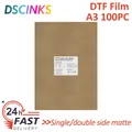 100 Piece A3 PET DTF Transfer Film For Shirt Printing 100% Double Single Side