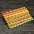 100/500/1000Pc plastic Straws Drinking Straw Spoon Bar Pub Slush Straw For Birthday Celebration