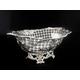 Large Sterling Silver Openwork Bowl, Antique, English, Tableware, Fruit, Bread, Hallmarked London 1890, Sibray, Hall & Co, REF:650V