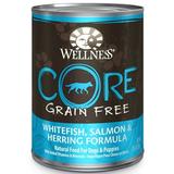 Wellness CORE Natural Wet Grain Free Canned Dog Food Whitefish Salmon & Herring 12.5-Ounce Can (Pack of 12)