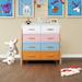 Dresser for Bedroom with 8 Drawers, 4-Tier Wide Storage Chest of Drawers for Closet Nursery Bedside Living Room