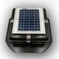 Solar RoofBlaster 2.0 with Brown Vent | Solar Attic Vent | Solar Roof Vent | Solar Roof Attic Fan | New and Improved Design