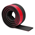 Door Draft Stopper Door Sweep for Exterior/Interior Doors Weatherproofing Door Seal Strip Under Door Draft Blocker Seal Soundproof Door Bottom Weather Stripping - Black