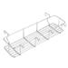 Frcolor Stainless Steel Storage Basket BBQ Grill Stove Side Hanging Storage Holder Multi-use Outdoor Picnic Storage Rack(33x8.5x5.6CM)