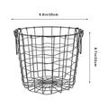 Firewood Storage Basket Wire Storage Basket Logging Carrier Collapsible Handle Basket