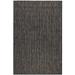 Indoor / Outdoor Rug- Striped Borders Styled Rug Comfortable & Durable Power Loomed Polypropylene Material UV Stabilized Texture Stripe Black 3 3 x 4 11