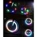 LED Bike Spoke Wheel Light Tubes 6 Pack - Bright Red Blue and Green Bicycle Lights for Riding at Night - Flashing or Constant Modes - Attach in Minutes - Great for Kids Boys Girls Adults