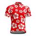 MIARHB Summer Men s Short Sleeved Cycling Suit 3D Printed Elastic Tight Top M-5XL