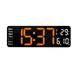 LED Clock 13inch Wall Clock Living Room Clock Large Font Electronic Clock Alarm Clock Temperature Week With Screen