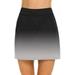 Golf Skirts For Womens Casual Solid Tennis Skirt Yoga Sport Active Skirt Shorts Skirt Gray