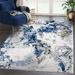 Rugs REG100A Grey Blue Transitional Abstract Area Rug