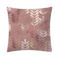 Noarlalf Sofa Cushion Covers Rose Gold Pink Cushion Cover Square Pillowcase Home Decoratio Full Sofa Covers Cushion Covers for Patio Furniture 22*21*1