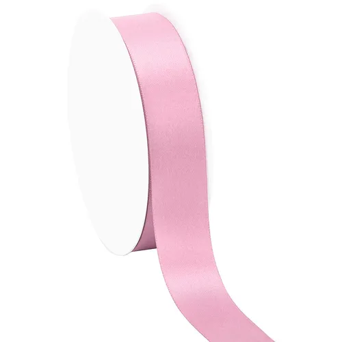 Satinband, rosa, 25 mm, 25 m