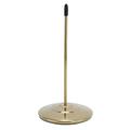 Bill Fork Desk Receipt Holder Receipt Bill Holder Thickened Stainless Steel Round Bottom Nonslip Ticket Stabbers Ticket Spike for Restaurants Bars Kitchens[Smooth Surface Gold ]