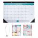 HEMOTON 1 Set of English Wall Calendar Agenda Calendar for Home Office Home Decor