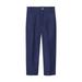 Shldybc Boys Dress Pants Adjustable Waist Pants Slim Fit Trousers Dress Pants Flat Front Dress Pants Boys Uniform Pants on Clearance( 7-8 Years Navy )