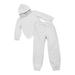 2Pcs Kids Toddler Baby Girls Boys Outfit Sets Autumn Winter Solid Long Sleeve Tops Pants Set