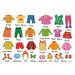 TOYMYTOY 1 Set Kids Dresser Clothing Decals Clothing Sort Stickers Removable Clothes Classification Labels