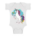 Awkward Styles Unicorn Love Baby Bodysuit Short Sleeve Unicorn Gifts for Baby Girls Unicorn Love Unicorn Gifts Unicorn Party Outfits for Girls Unicorn Birthday Gifts Unicorn Themed