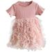 Summer Children S Clothing Girls Clothes Baby Dress Princess Skirt Foreign Style Fluffy Splicing Cake Skirt Summer Clothing Is A Good Choice For Summer