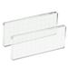 Uxcell 5 x 2 Acrylic Stamp Block Clear Stamping Block with Grid Lines Decorative Mounting Blocks Square 2 Pack