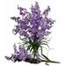 Nearly Natural Purple Dancing Lady Silk Flower Stems - Set of 12