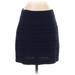 Gap Casual Skirt: Blue Jacquard Bottoms - Women's Size 0