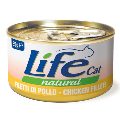 12x85g LifeCat Adult Huhn Katzenfutter nass