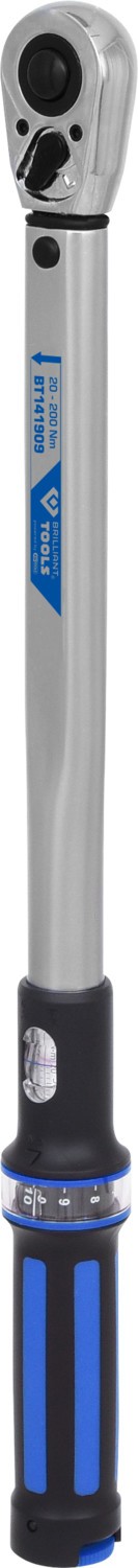 Brilliant Tools 1/2“ Drehmomentschlüssel mit Umschalt-Ratschenkopf, 10 - 100 Nm BT141908 Image