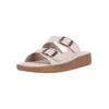 Sandale CRUZ "Noraja", Damen, Gr. 38, beige, Synthetik, Polyurethane, casual, Schuhe Pantolette Schlappen, mit angenehm weichem Fußbett